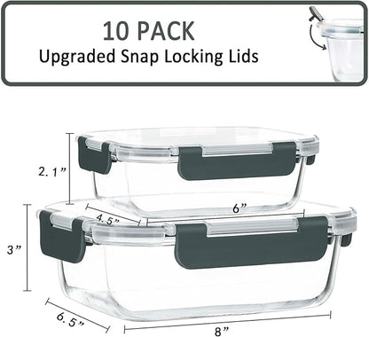 Glass Meal Prep Containers