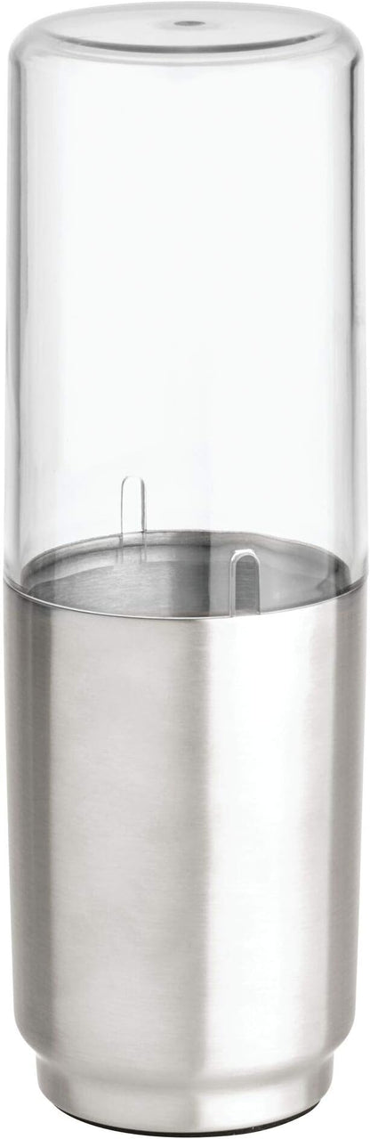 iDesign Austin Metal Covered Holder Stand, Holds Regular and Electric