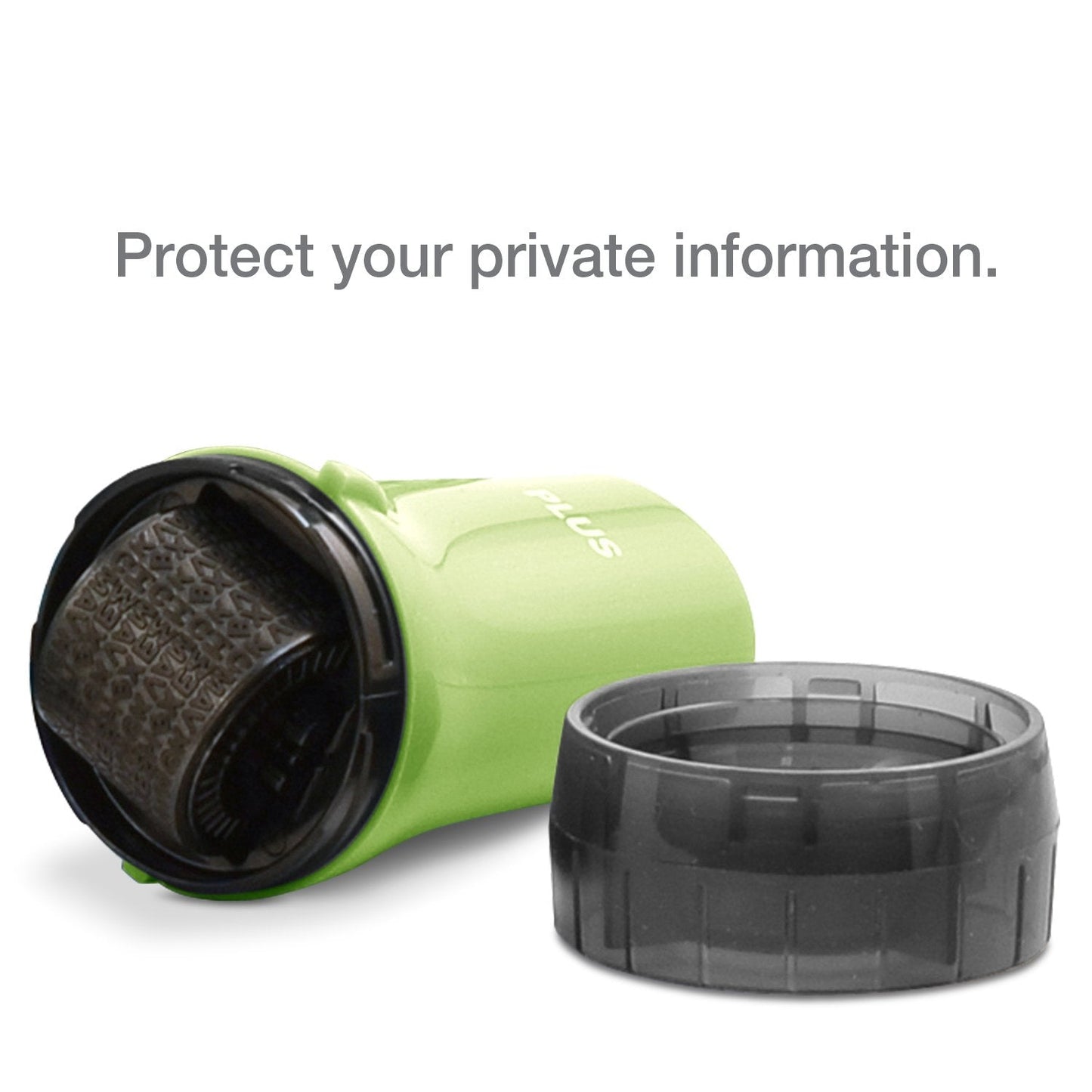 Guard Your ID Security Roller Set for Identity Theft Protection Advanced 2.0 Stamping and Redacting (Regular 3-Pack, Green)