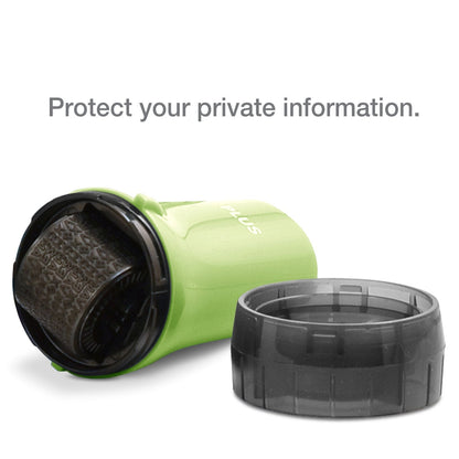 Guard Your ID Security Roller Set for Identity Theft Protection Advanced 2.0 Stamping and Redacting (Regular 3-Pack, Green)