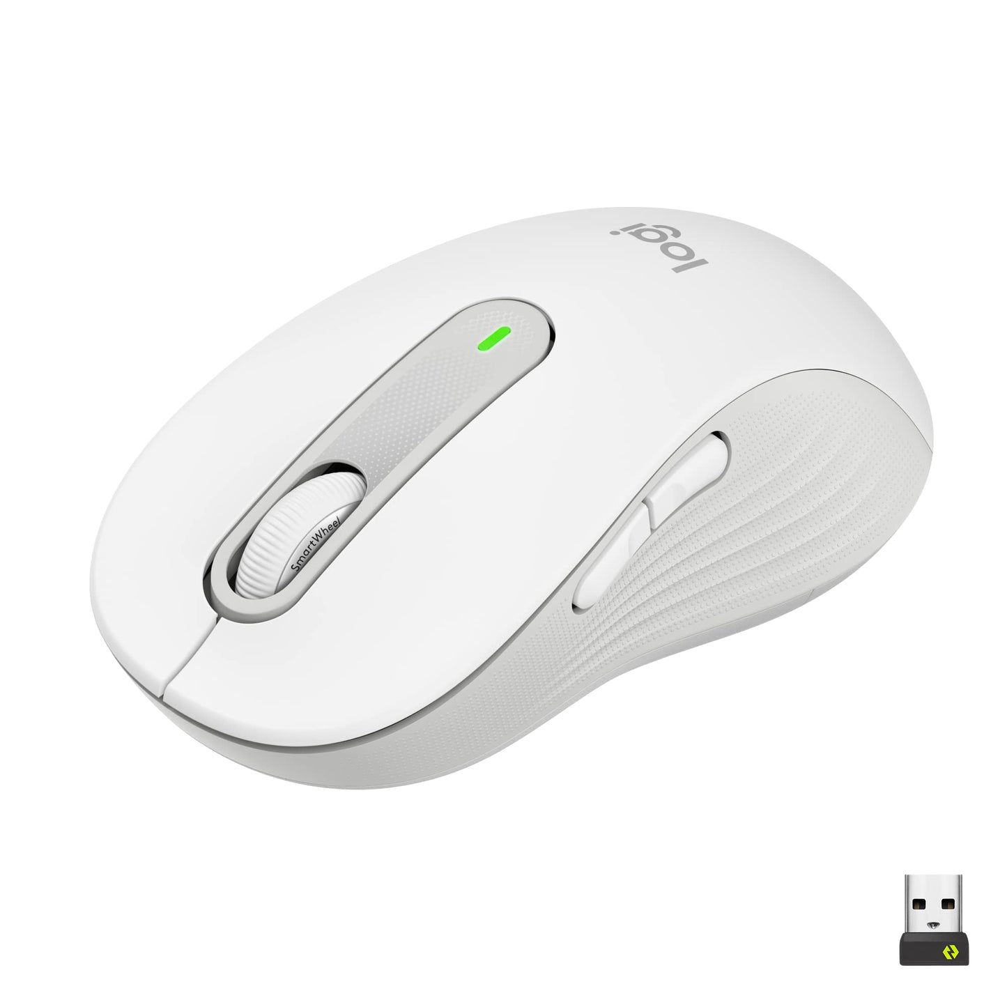Logitech Wireless Mouse Signature M650 L Full Size - Large Hands, 2-Year Battery, Silent Clicks, Customizable Buttons, Bluetooth, PC/Mac/Chromebook - Black, Right-Handed, Large