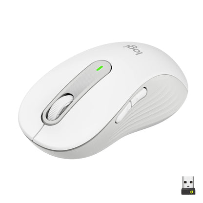 Logitech Wireless Mouse Signature M650 L Full Size - Large Hands, 2-Year Battery, Silent Clicks, Customizable Buttons, Bluetooth, PC/Mac/Chromebook - Black, Right-Handed, Large