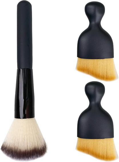 3 Pack Microfiber Duster, Small Dust Brushes, Feather Duster, Soft Fibers