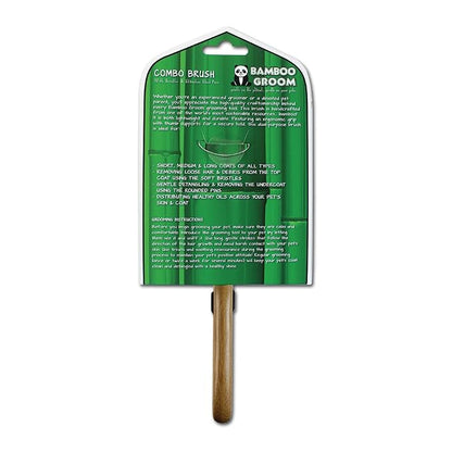 Alcott Bamboo Groom Oval Brush for Pets