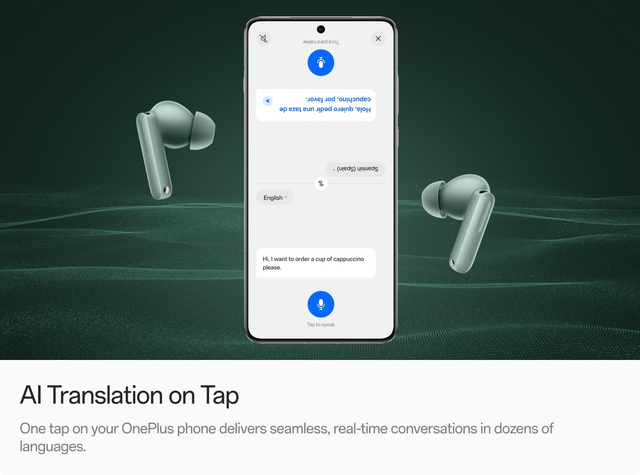 OnePlus Buds 4, Bluetooth Wireless Earbuds, Storm Gray, E513A, in-Ear Headphones with Active Noise Cancellation