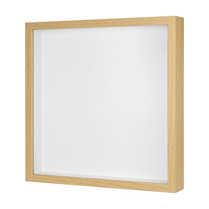 M METERXITY Shadow Box Frame (13 x 13 Inch, Natural) - Wooden Dried Flower Photo Frame, Memory Box Display Case with Felt Back, Apply to Flower/Tickets/Photos/Memorabilia DIY