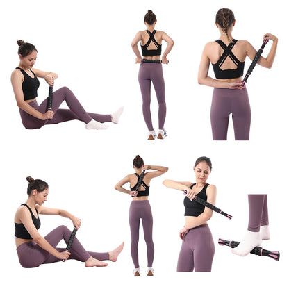 Muscle Roller, Massage Roller Stick for Athletes, Help Reducing Muscle Soreness Cramping Tightness Leg Arms Back Calves Muscle Massager