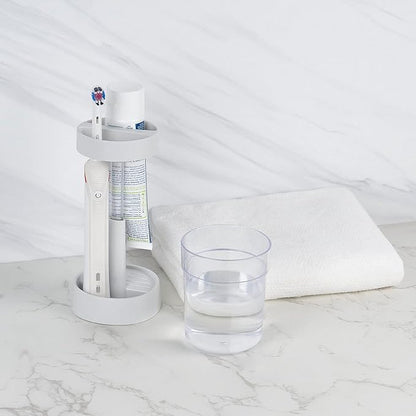 Covered Toothbrush Holder with Cup