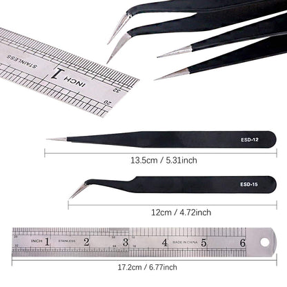 Keadic 29Pcs Modeler Basic Tools Craft Set Model Tools Kit Hobby Building Tools Kit for Professional Model Assemble Building