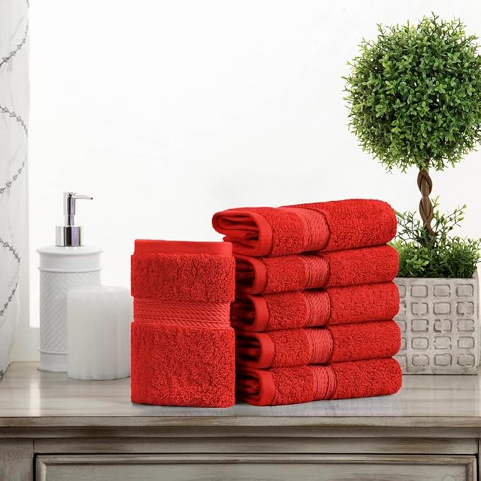 Superior Solid Egyptian Cotton Face Towel Set