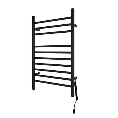HEATGENE Towel Warmer Wall-Mounted Hardwired Heated Towel Rack Hot Towel Bar Brushed