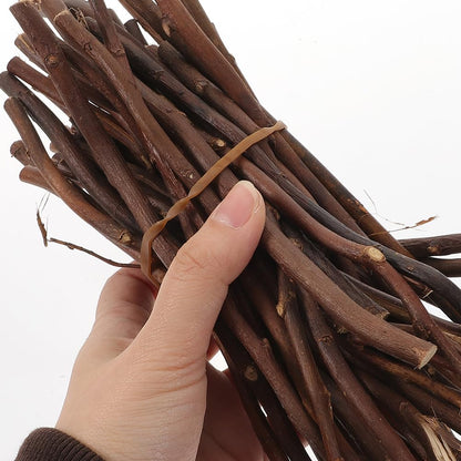 HOMSFOU 50Pcs Wood Log Sticks DIY Dried Wood Sticks 30cm Craft s Natural Twigs s for Crafting Card Making Embellishments Photo Props