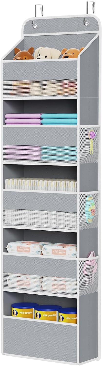 Univivi Hanging Storage Organizer Nursery Closet Cabinet Baby Storage