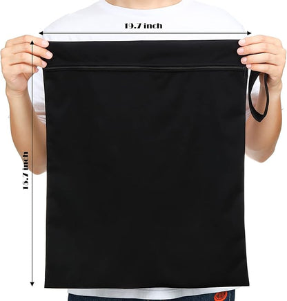Shappy 2 Pcs Large Travel Laundry Bag Washable Waterproof Wet Dry Large Dirty