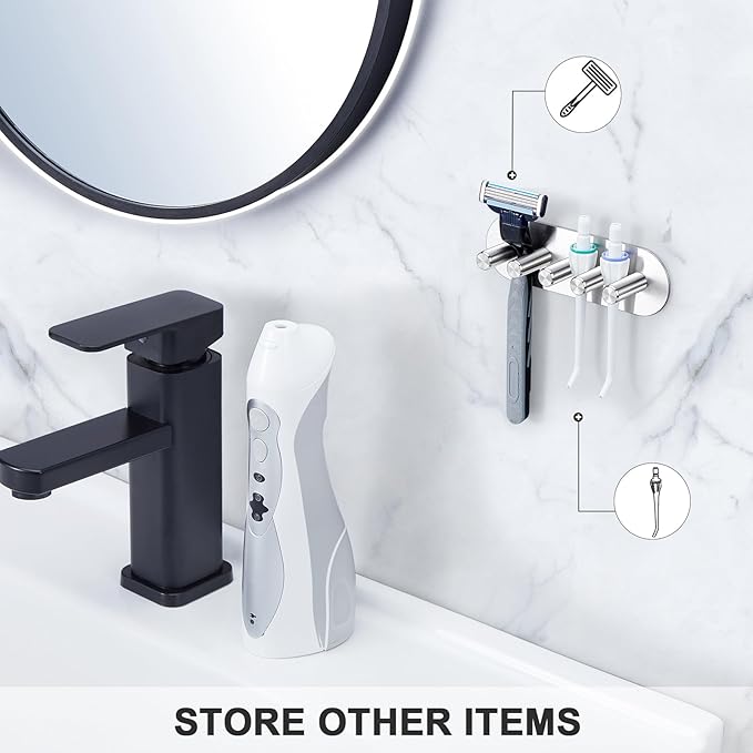 Electric Toothbrush Head Holder, Toothbrush Holders Wall Mounted, Adhesive