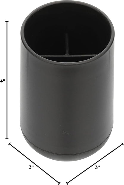 iDesign Toothbrush Holder for Normal Toothbrushes, Spin Brushes, and Toothpaste