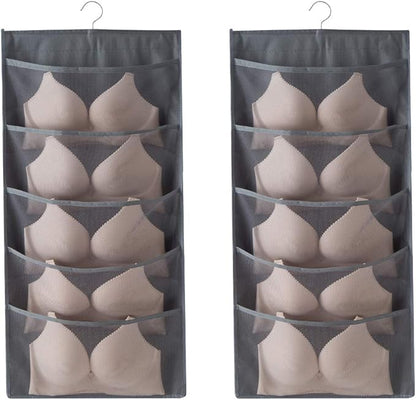 Enlarged Closet Hanging Bra Organizer