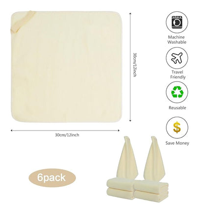 SINLAND Microfiber Facial Cloths Fast Drying Washcloth 12inch x 12inch