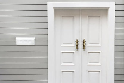 Architectural Mailboxes Wayland Galvanized Steel Wall Mount Mailbox, 2689W-10, White, Small Capacity
