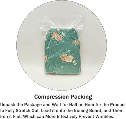 Ironing Board Cover and Pad Standard Size 15" x 54", 3 Pairs of Hook and Loop