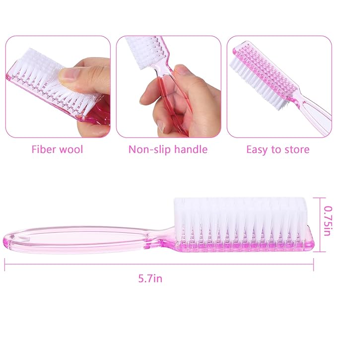 Patelai 15 Pieces Nail Brush Handle Grip
