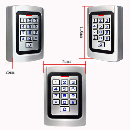 Retekess T-AC04 Access Control System,Garage Door Keypad,IP68 Waterproof,Wiegand 26 PIN Code RFID Keypad,Support 2000 Users