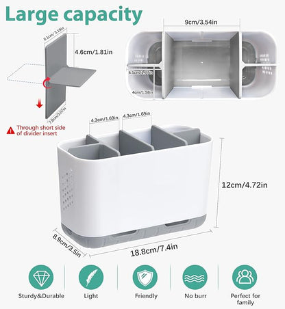 Boperzi Toothbrush and Toothpaste Holder Drainage