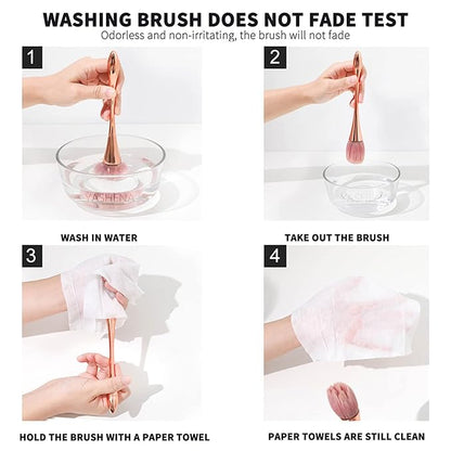 2Pcs Nail Dust Brush Acrylic Brush Cleaner Nail Brushes