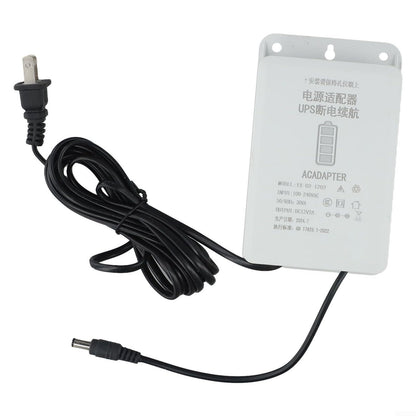 DC 12V-2A Mini UPS Battery Backup Interface with 6000mAh Capacity for WiFi, Router, Modem, and Security Cameras - Uninterruptible Power Supply Adapter for Outdoor Use