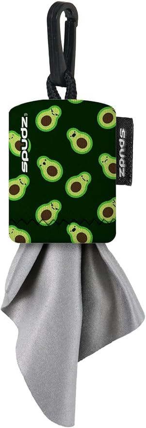 SPUDZ Ultra Microfiber Lens Cleaner – Closable Pouch, Washable –
