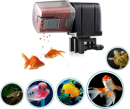 L88 Automatic Aquarium Feeder Fish Feeder Next-Generation, WiFi-Enabled, Smartphone-Controlled, Remote Fish feedingProgrammable APP Control and USB Power Supply, Compatible with Amazon Alexa