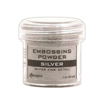 Ranger - Heat Embossing Powder for Cardmaking - Metallic - Gold, Silver, Platinum, Copper & Princess Gold - 5 Item Bundle