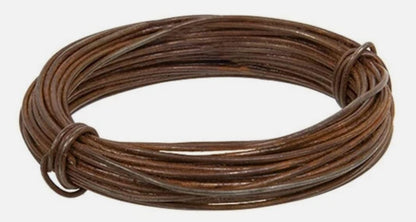 Rusty Tin Wire, 24 Gauge, 3 Rolls x 50 Feet Each, Easy to Bend for Crafting