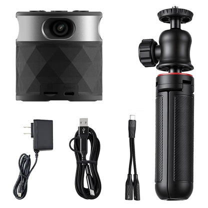 PANOCORE360 All-in-One Meeting Camera - 360° Conference Cam for PC Mac, Speaker & Mic Array, Auto Speaker Focus, 1080P Output, AI Voice Isolation, Local Recording,Compatible with Webex/Zoom/Teams/Meet