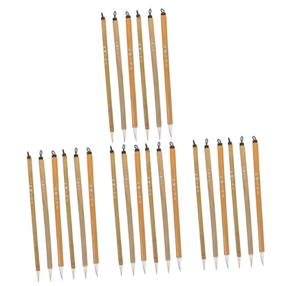 LALAFINA 24pcs Chinese Calligraphy Brush: Sumi Brushes for Chinese Painting - Calligraphy Pens for Beginners