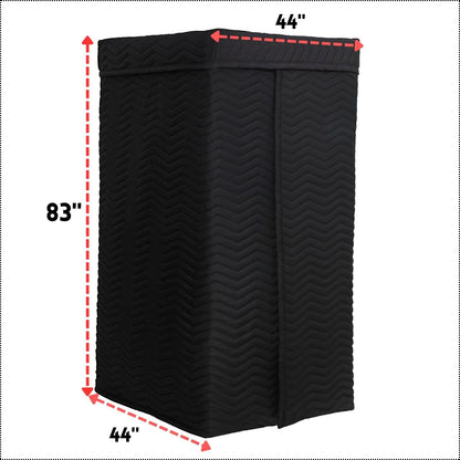 VOCTENT Portable Vocal Booth for Home Studio, Echo-Free Recording Booth for Voice Over, Podcast & Singing, 360° Reverb Isolation with Acoustic Blankets for Studio-Grade Sound