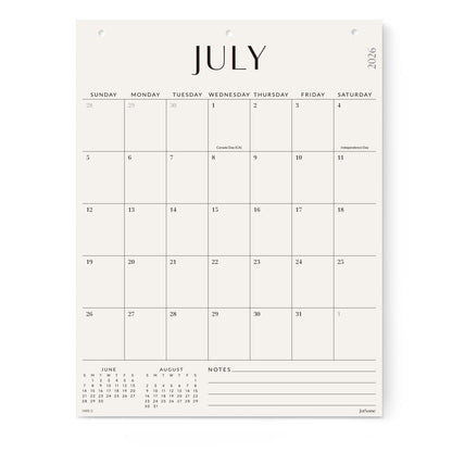 Jotsome Large Wall Calendar 2026-2027, Monthly Wall Calendar From Now to June 2027 17 x 22 inch in Home and Office for Easy Organizing (Now - Jun 2027, 17" x 22")