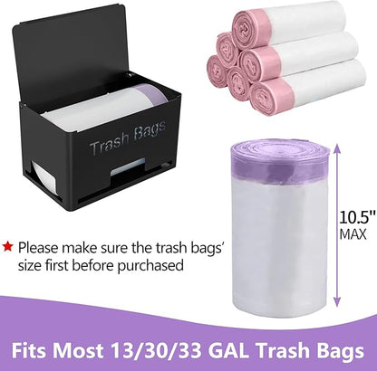 Extra Large Trash Bag Holder Dispenser, Metal Garbage Bag Dispenser Roll Holder