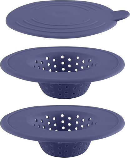 COOK WITH COLOR Kitchen Sink Strainer, Flexible Sink Strainer, Sink Drain