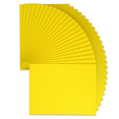 Yellow Foam Sheets Crafts, 9 x 12 Inch 2mm Thick 25 Pack Premium Yellow Foam Papers Set, for Crafting,DIY Project,Classroom, Scrapbooking, 3D Card Making