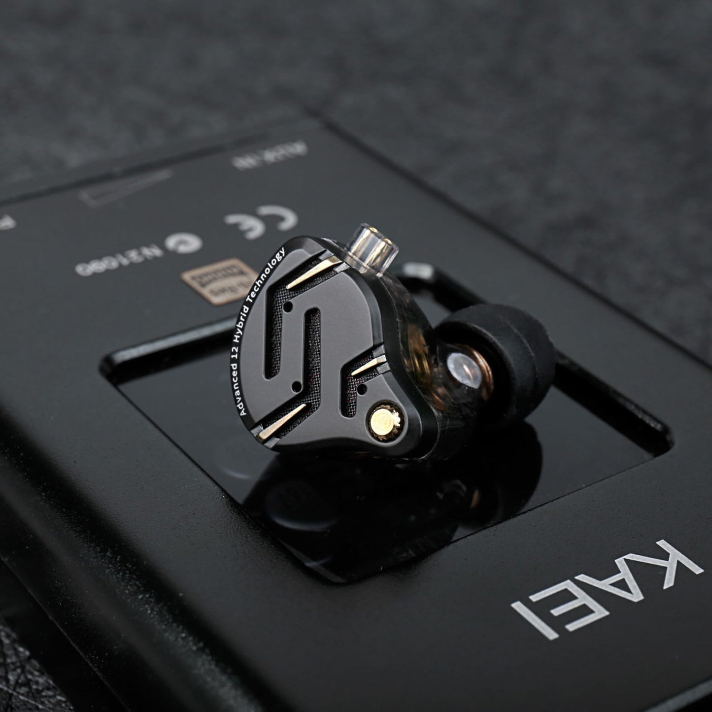 KZ ZS12 PRO 2 in Ear Monitor,1DD+5BA Hybrid Wired Earbud,IEM Earphones,Gaming Earbuds,HiFi Deep DASS IEM for Gaming,KZ Earbuds with 2PIN Cable for Audiophile (with Microphone, Silver)