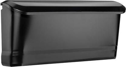 Architectural Mailboxes Cielo Steel Wall Mount Mailbox, Black, Small | Galvanized steel build for outside with weather-resistant outdoor construction and a rust-resistant powder-coat finish.