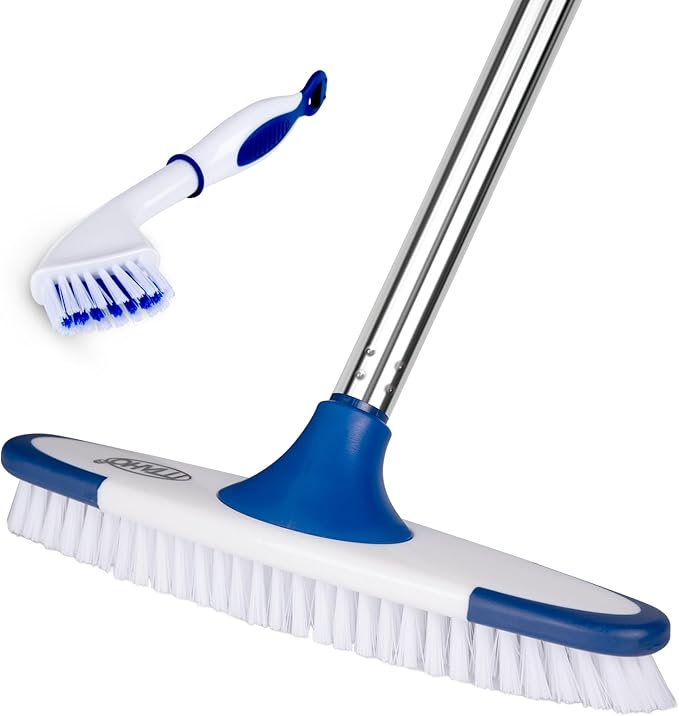 ITTAHO Floor Scrub Brush with Long Handle