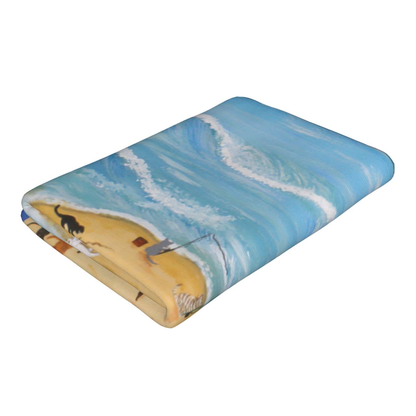 Cat Beach Towel for Women, Microfiber Beach Towels for Adults, Cute Personalized Beach Towels Bulk, Big Extra Large Beach Towels Oversized Clearance, Quick Dry Sand Free Beach Towel for Pool 30"x 60"