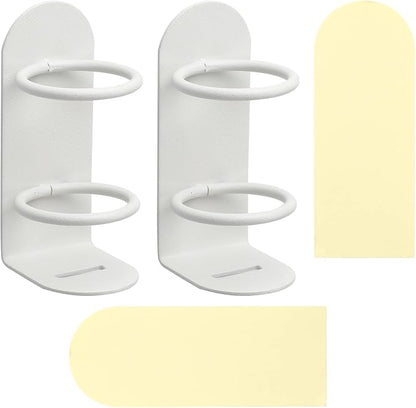 2 Pack Electric Toothbrush Holders Stick on The Wall Electric Metal Tooth