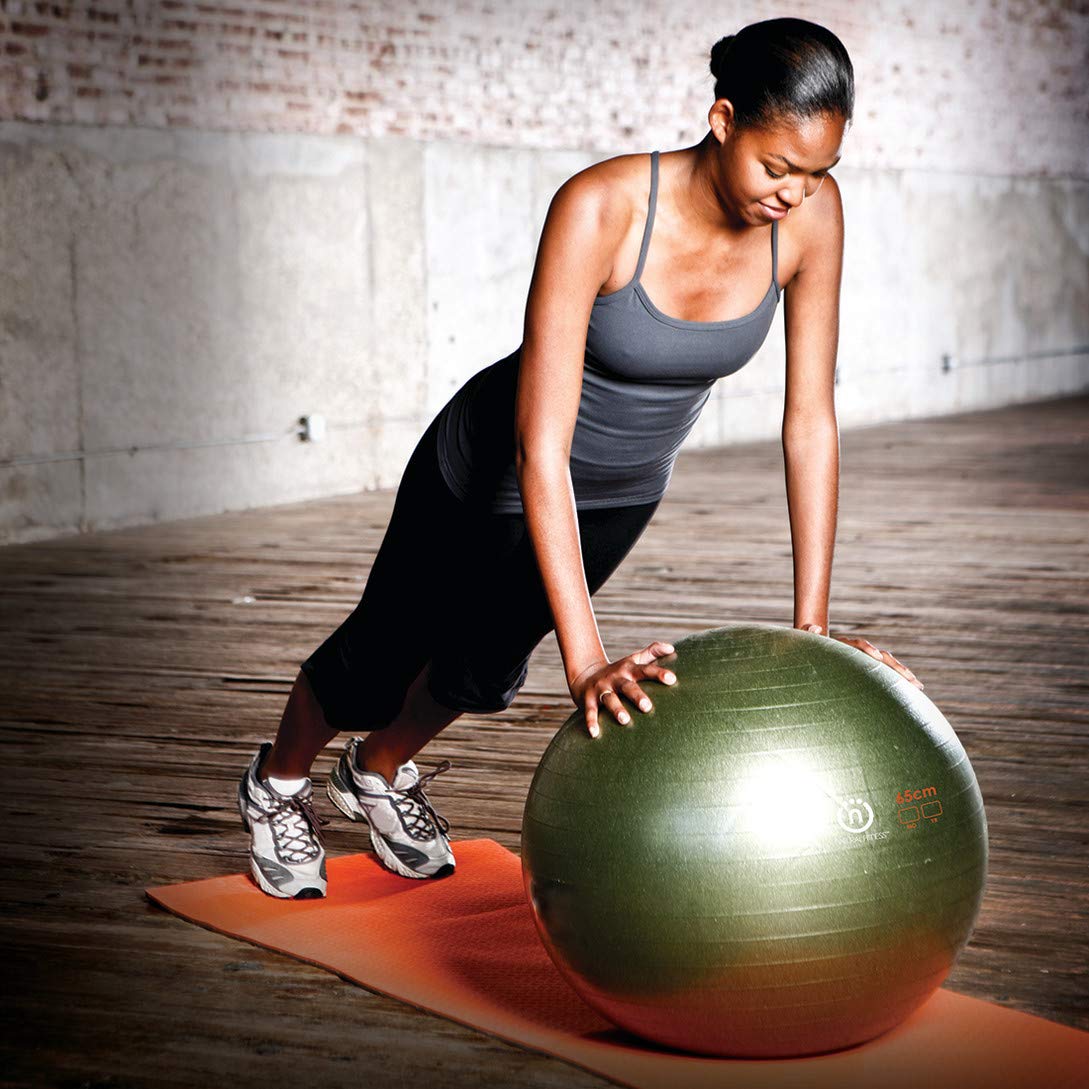 Natural Fitness Burst Resistant Exercise Ball