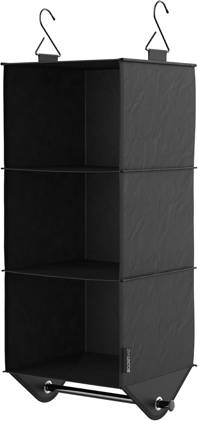 ClosetMaid 3-Shelf Fabric Hanging Closet Organizer