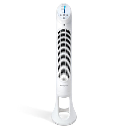 Honeywell QuietSet Whole Room Oscillating Tower Fan with Remote, White, HYF260