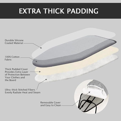 SheeChung Small Ironing Board 12"X32", Mini Ironing Board