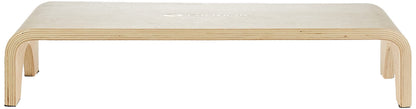 EarthLite Wooden Step Stool - 4'' High, Large Surface, Strong & Stable Bed Step, Foot Stool, Massage Step-Up